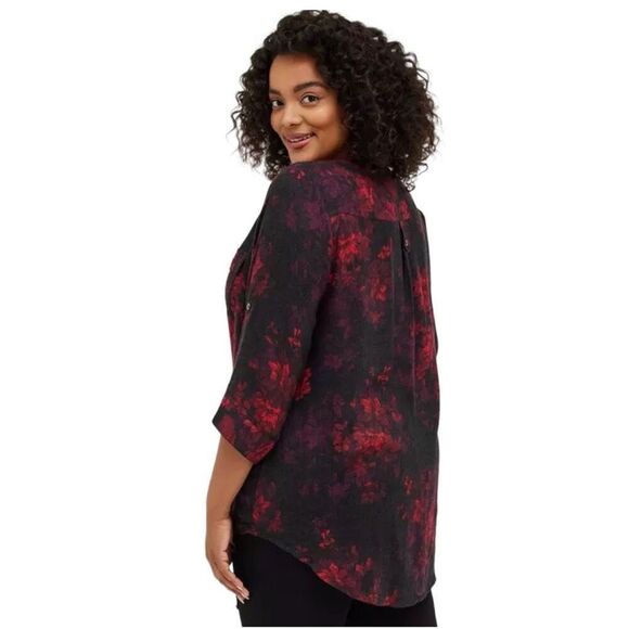 Torrid Harper Flannel Tunic Sz 5X - Picture 2 of 6